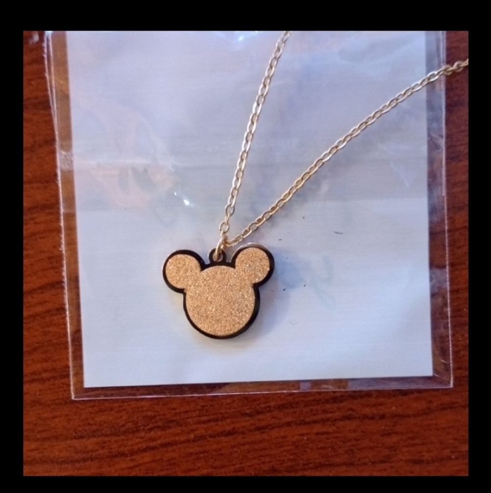 ♥️Individually $10 Or Bundle 3/$26 Gold Mickey Mouse Inspired Disney Necklace 💛